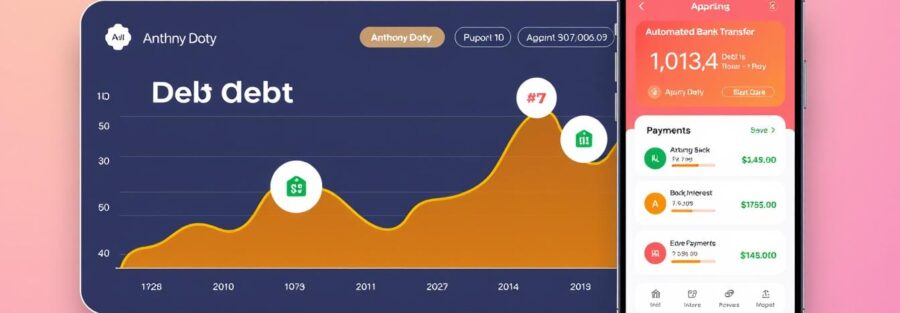 Is it possible to automate extra payments toward debt to reduce interest?